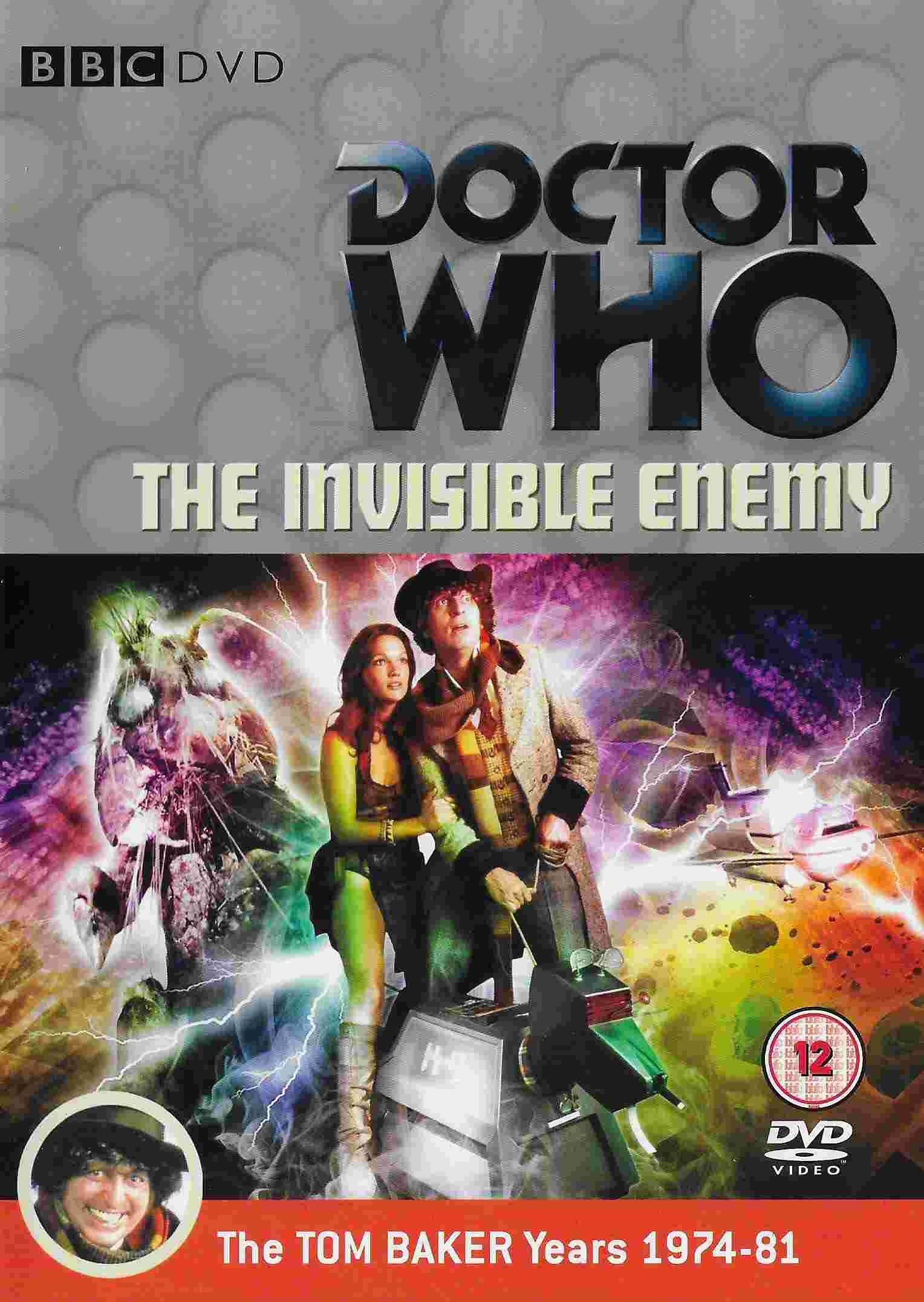 Picture of BBCDVD 2799 Doctor Who - The invisible enemy by artist Bob Baker / Dave Martin from the BBC records and Tapes library